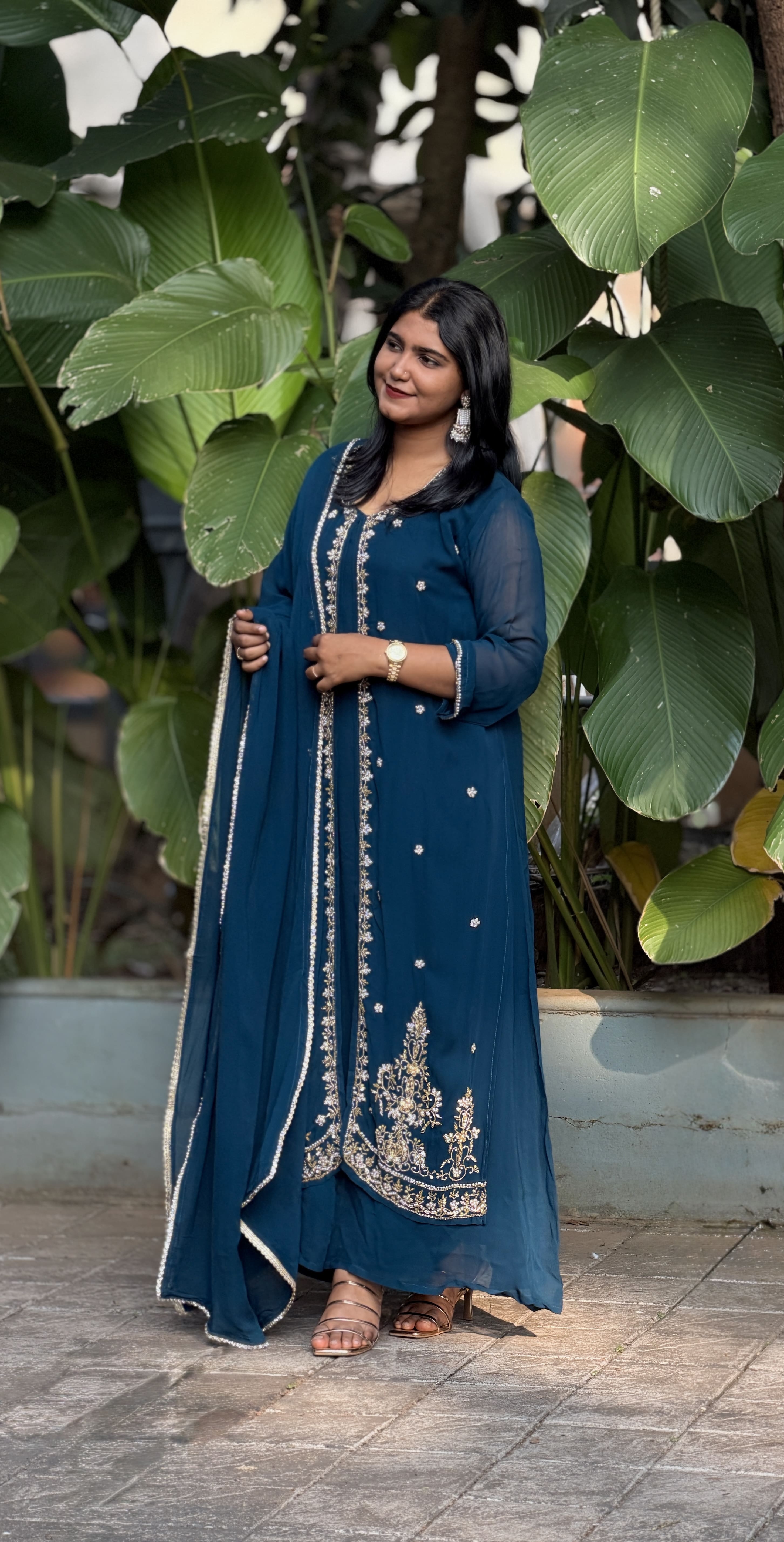 Ira in Royal Teal